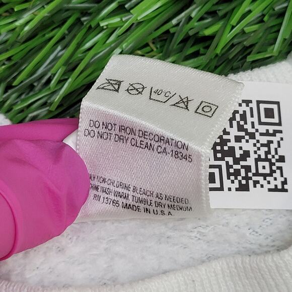 Vintage 90s Kalik Beer Sweatshirt Womens XL 22x22 Boxy White - Picture 13 of 16